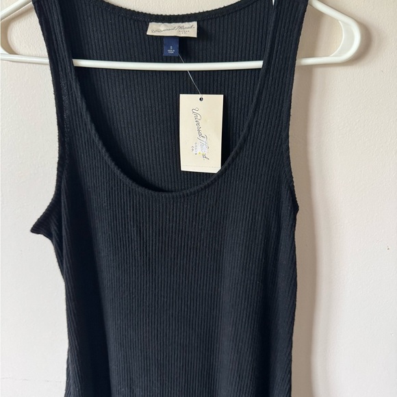 Universal Thread Women’s Drop Waist Ribbed Knit Black Midi Dress NWT S, M, L, XL - Picture 5 of 6